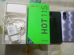 infinix hot11s 4+2 128 one hand use 10/10 condition urgent sale