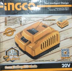 New Sealed Pack INGCO Fast Intelligent Charger 20V