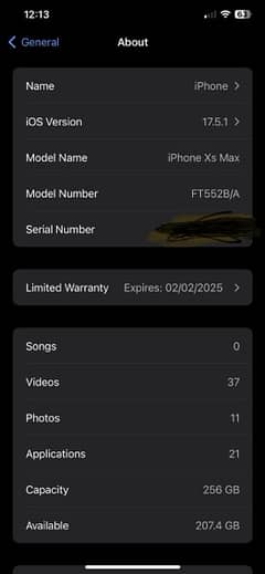 Xs max just open box 256 daul approved