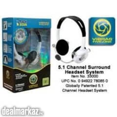 Vibras Headphones 5.1 High Surround Sound headphones