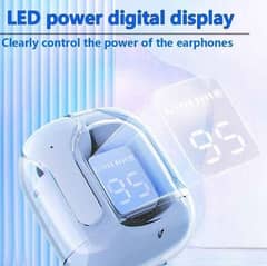 LED transparent power digital display Air31 wireless Bluetooth earbuds