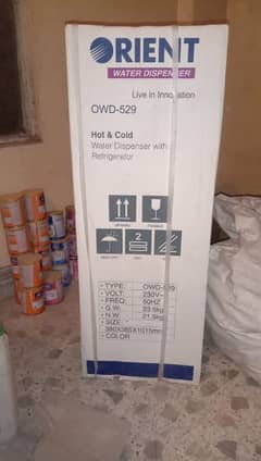 Brand New ORIENT Water Dispenser with Mini Refrigerator Model OWD-529