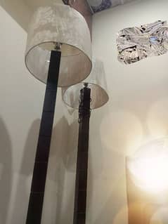 Floor wooden Lamp