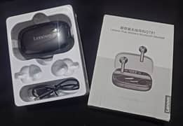 Lenovo QT81 wireless Headphones with microphone Bluetooth HD call
