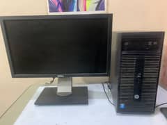 Computer setup for sale Core i5 Gen 4 with 22 inch lcd