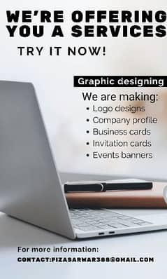 logo designing, business cards designing and posters & banners designs