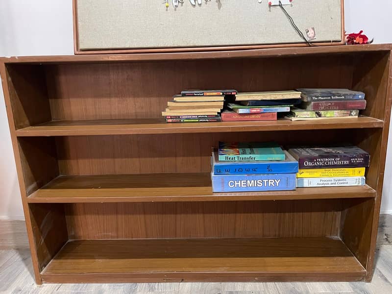 Imported Antique Teakwood Open Bookshelf 0