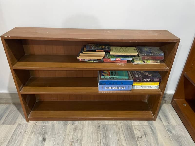 Imported Antique Teakwood Open Bookshelf 1