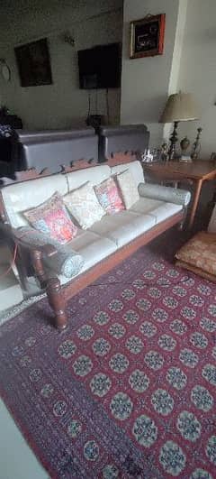 Five seater sofa set and 2 seater couch
