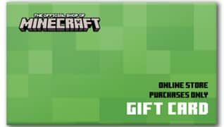 $25 minecraft giftcard for merch