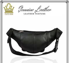 leather travelling belt pouch