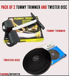 Pack of 2 Tummy Trimmer & Twister Disc