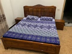 Solid wood seesham Bed set its New (jis ko smjh ho call kry)