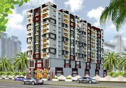 "CITY COMFORT" (3,4 Rooms), 2 Bed Lounge, DD Lounge, Store, Avail Special Discount, Best Investment Ever, Speedy Construction Going On.