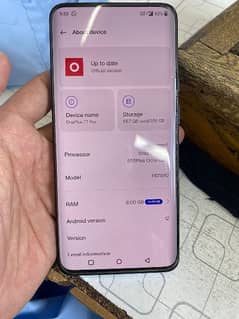 one plus 7t pro 10by9.5 condishan 8+5 ram 256 gb