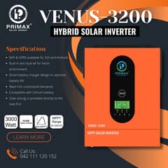 Primax venus 3200 Hybrid Solar Inverter 3200W 24V