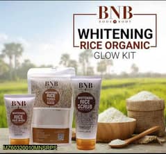 BNB whitening rice glow kit