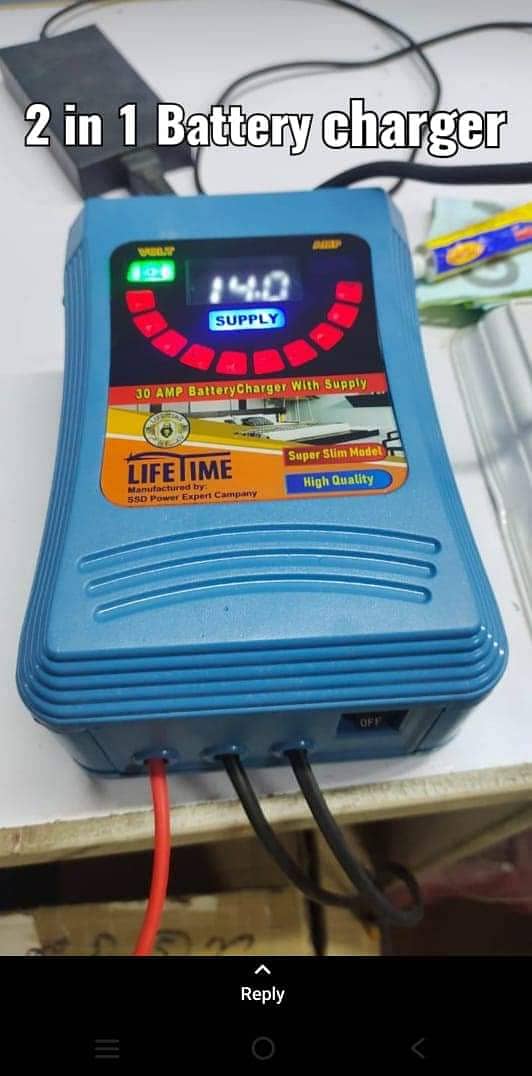 Original Lifetime battery charger with DC Supply for all type batterys 1