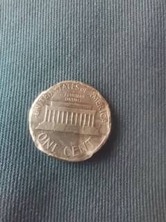 1964 Abrahim Lincoln one cent old coin