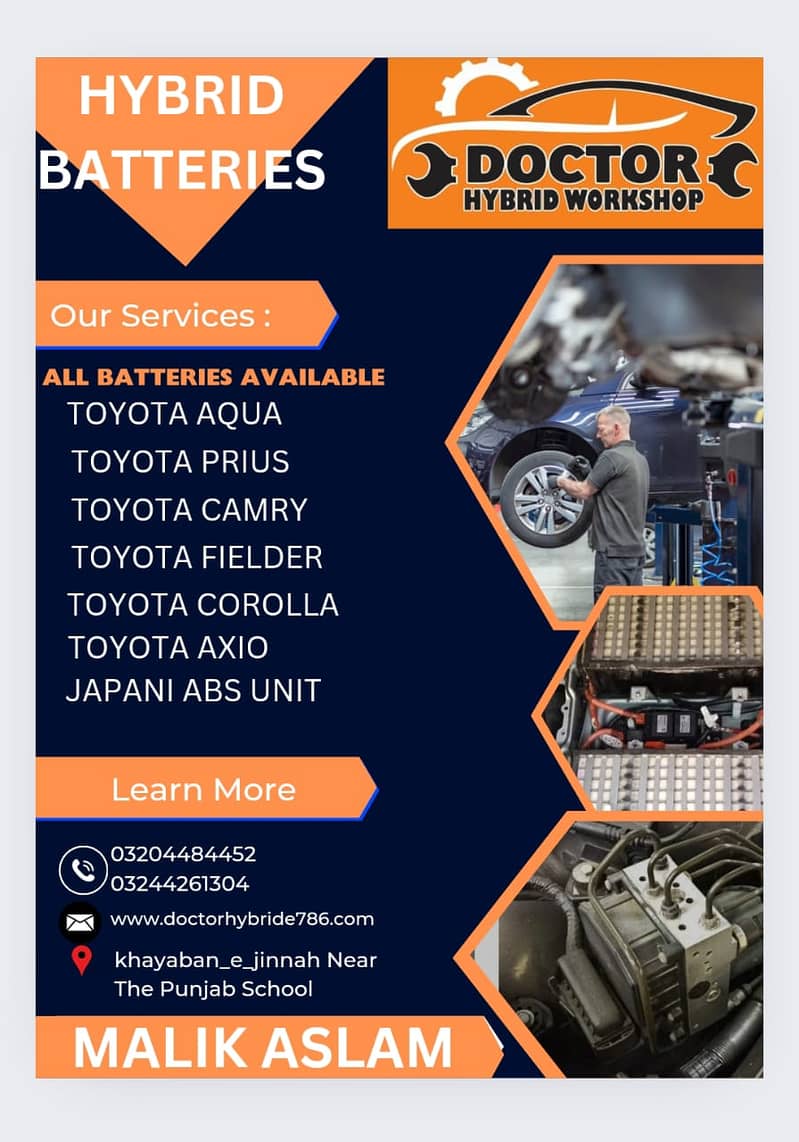 Hybrid Battery ,  ABS Prius ,Aqua,Fielder,axio,Lexus,Repairing Centre 17