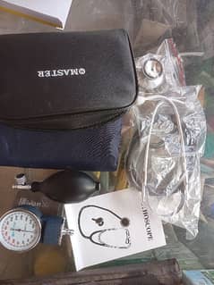 BP Optus stethoscope and Aneroid sphygmomanometer
