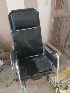 wheel chair with commode