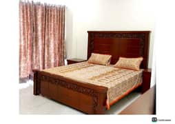 FULLY FURNISHED 3 BED ATTACHED BATH 1200 SQ FT FLAT FOR RENT IN HIGH SOCIETY 
ZAMEEN OPAL
 BUILDING