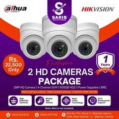 2 Cameras Package - Free Installation