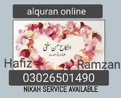 Nikah khawan Islami Nikah/Hafiz nikah registrar near mePakistan Karach