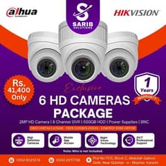 6 Cameras Package - Free Installation