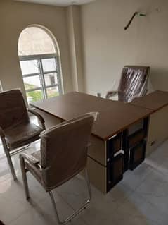 one executive chair,2 visitor chair,one office table for sale