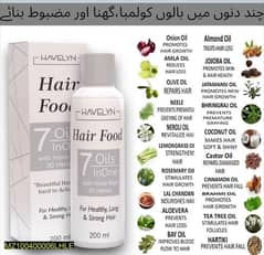 hair food oil (for longer, thicker, straighter, Shiner hair)