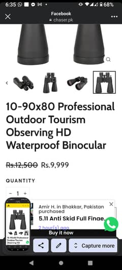 10-90x80 Professional waterproof (HD) Binocular