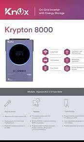 Knox Krypton 6KW PV8000 Solar Inverter