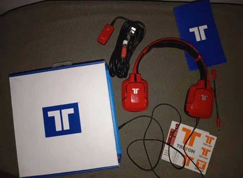 Tritton Kunai Headset Red Colour 0