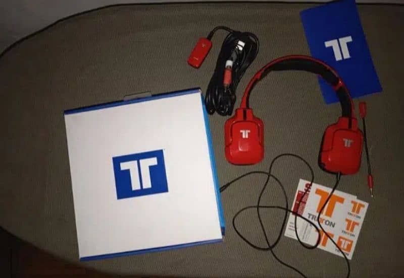 Tritton Kunai Headset Red Colour 3