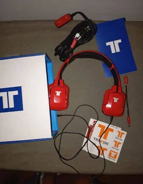 Tritton Kunai Headset Red Colour 4