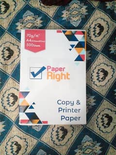 paper right A4 Rim Paper 70 gsm 500 sheets a1 quality white paper