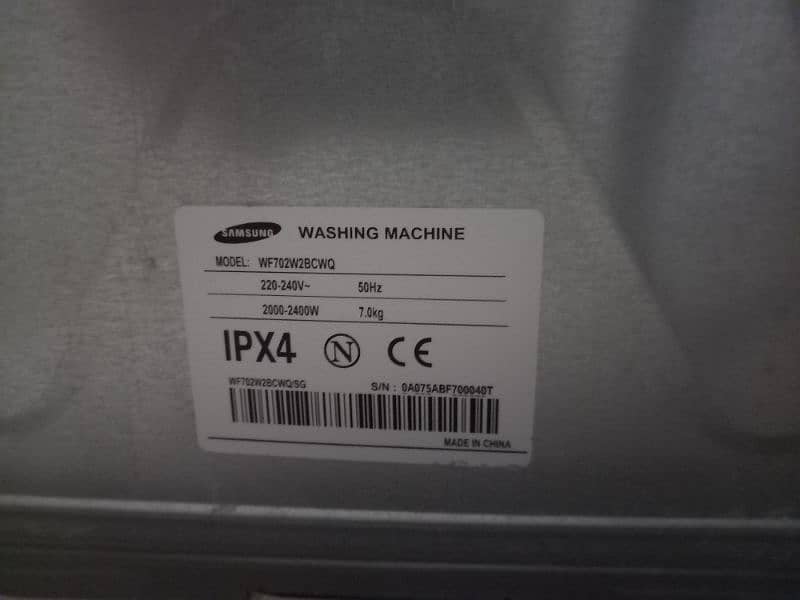 samsung automatic front load washing machine 6