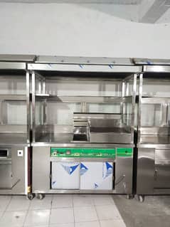 Shuwarma Burger Counter New Available/pizza oven/fryer/hotplate/grill