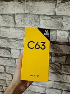 Realme C63 Just Box Open leather Blue