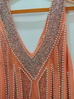 Formal dresses with heavy beads work