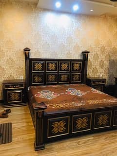 king size wooden bed for sale