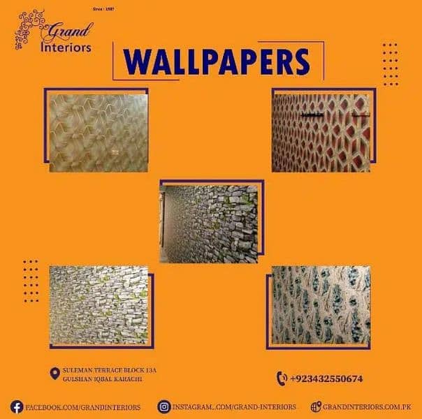 Wallpapers wall morals wall panels wpvc panels by Grand interiors 0