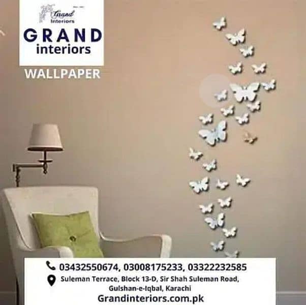 Wallpapers wall morals wall panels wpvc panels by Grand interiors 1