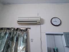 1 ton Haier AC in good working condition.