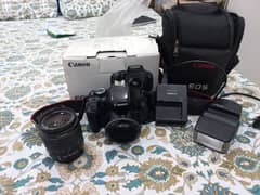 cannon 600d dslr with full accories box,charger,bag 18/5mm lens