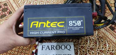 Antec High Current Pro 850W quad rail 80+gold modular power supply PSU