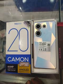 camon 20 8+8/256 condition 10/10 one hand use