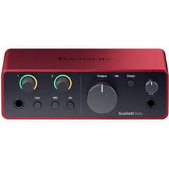 Scarlett Focusrite Solo usb Audio Interface 4rd Gen